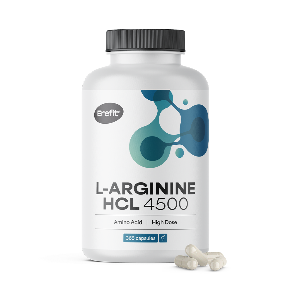 L-arginin HCL 4500 mg em cápsulas