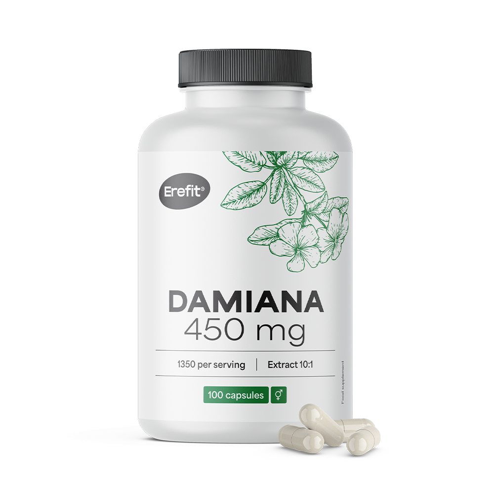 Damiana 450 mg - extrato 10:1