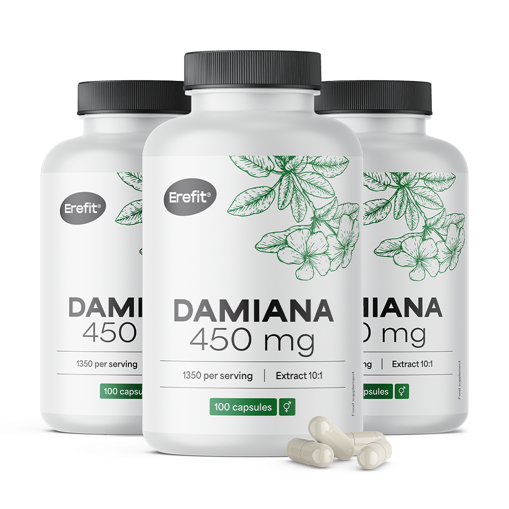Damiana 450 mg - extrato 10:1