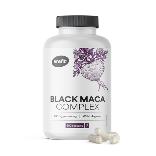 Complexo de maca-preta, 200 cápsulas